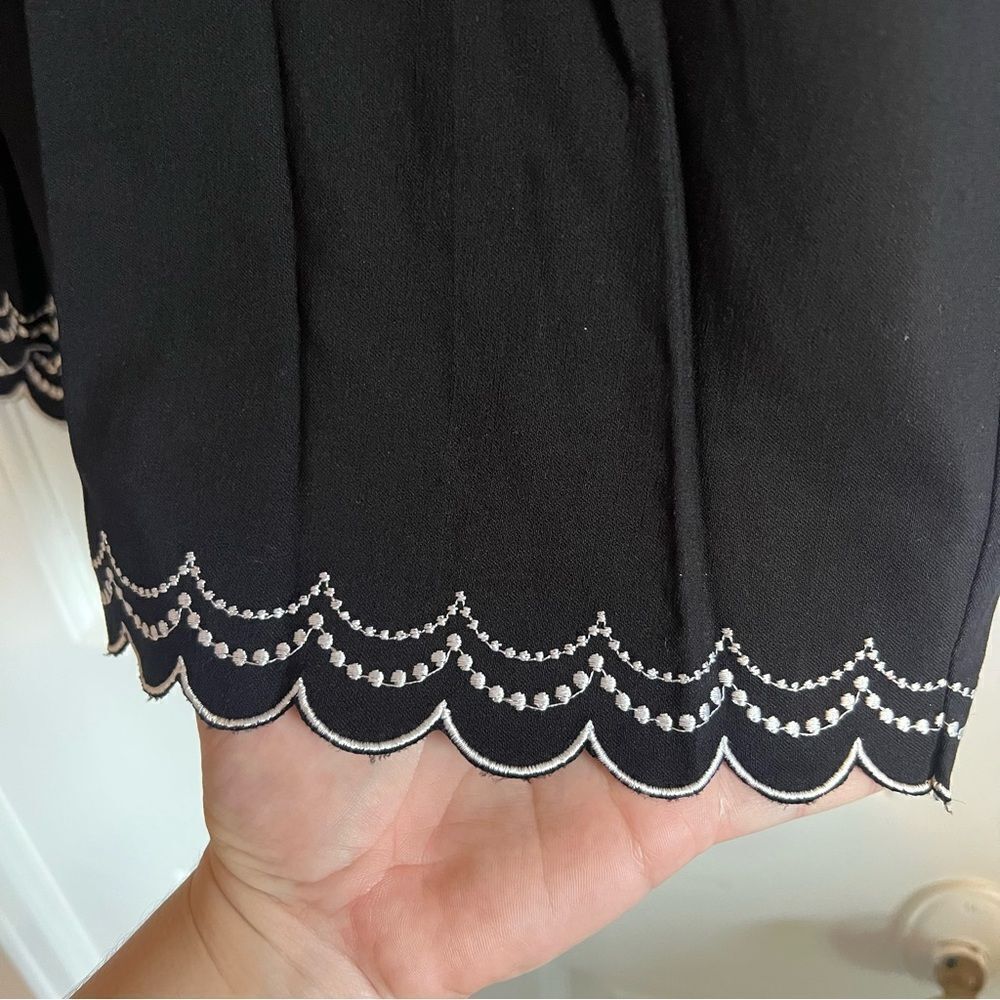 Counterparts Black and White Lace Trim Shorts - Picture 4 of 6